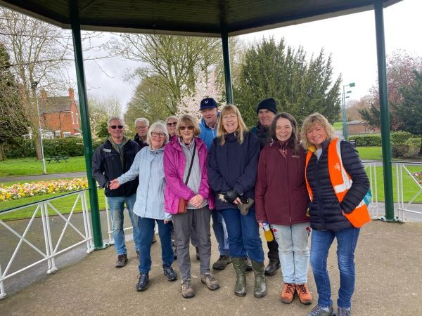 A group of walkers